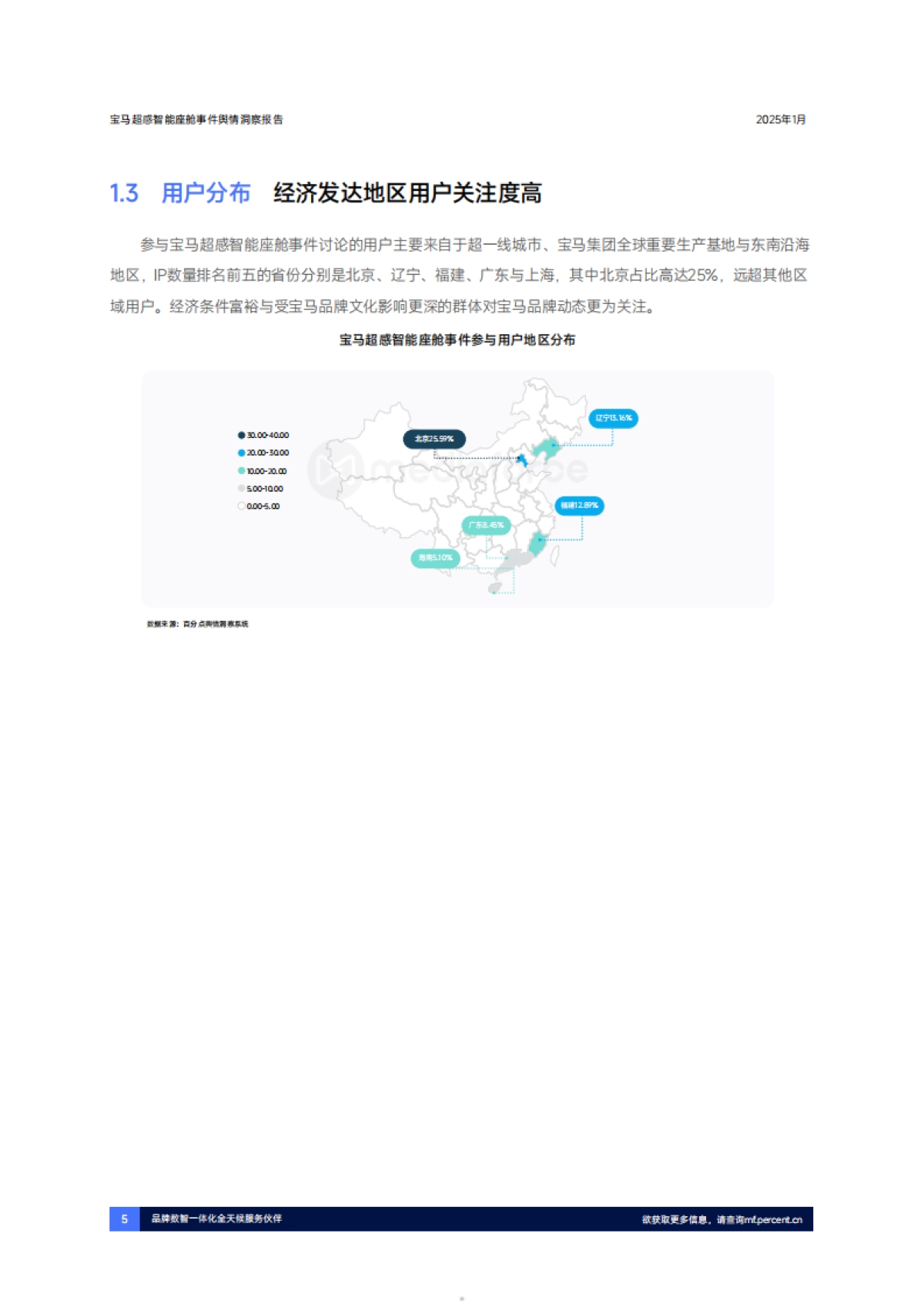 2025宝马超感智能座舱首发事件舆情洞察报告-百分点舆情洞察_第5页
