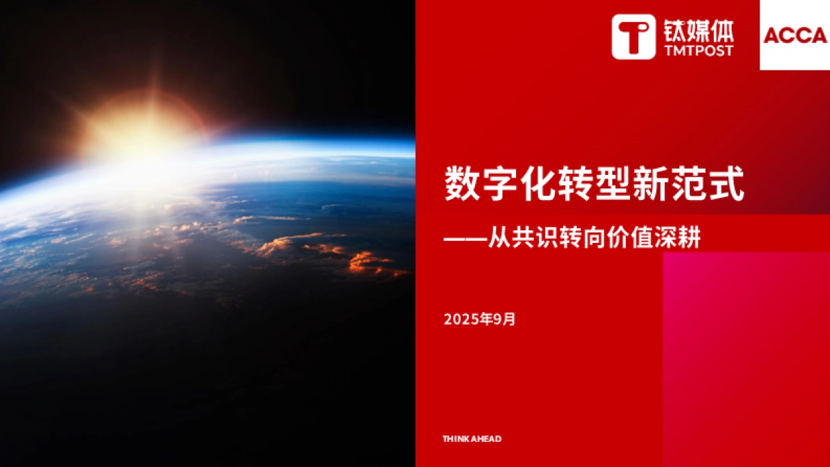 2025年数字化转型新范式报告-钛媒体_第1页