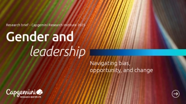 2025年性别与领导力：驾驭偏见、机遇和变革报告-技术技能和包容性正在塑造领导力的未来（英文版）-凯捷Capgemini