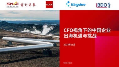 2025年CFO视角下的中国企业出海机遇与挑战报告-ACCA