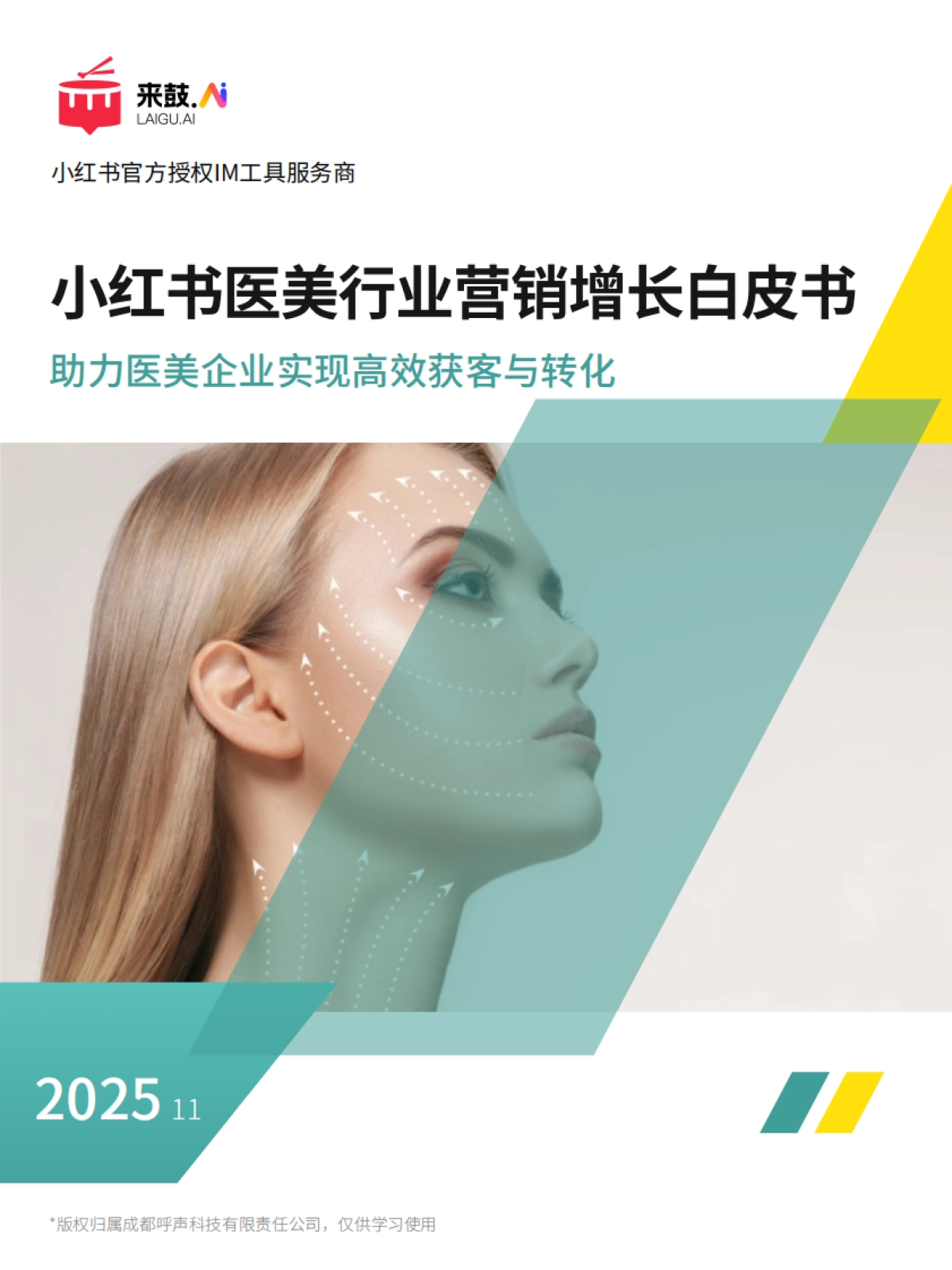 2025年小红书医美行业精准获客与营销增长白皮书-来鼓AI_第1页
