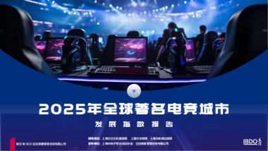 2025年全球著名电竞城市产业发展指数与排行报告-上海市电子竞技运动协会