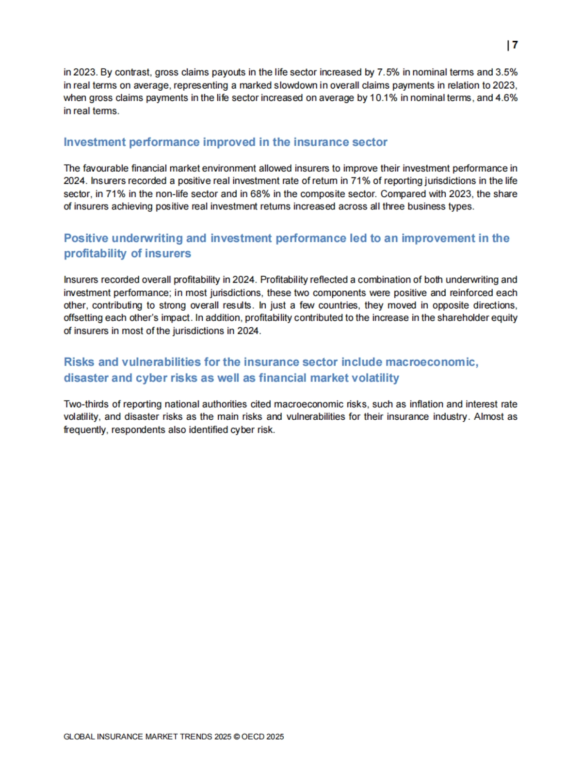 2025年全球保险市场趋势报告（英文版）-OECD经合组织_第9页