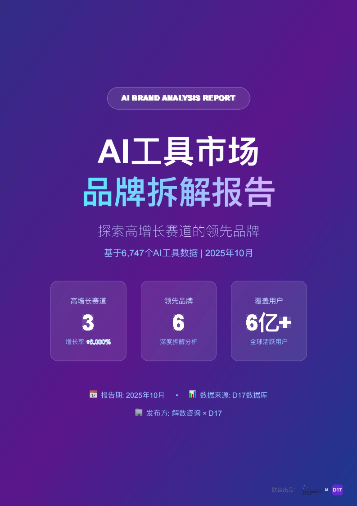 2025年AI工具市场品牌拆解报告：探索高增长赛道的领先品牌-解数咨询_第1页