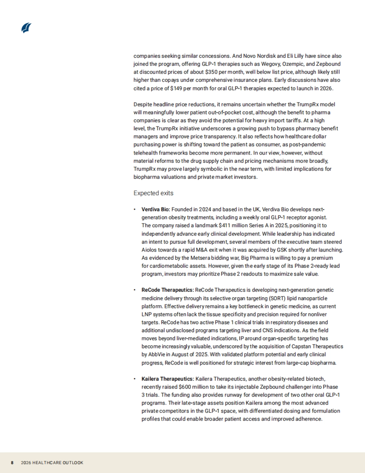 2026年医疗保健展望报告（英文版）-PitchBook_第8页