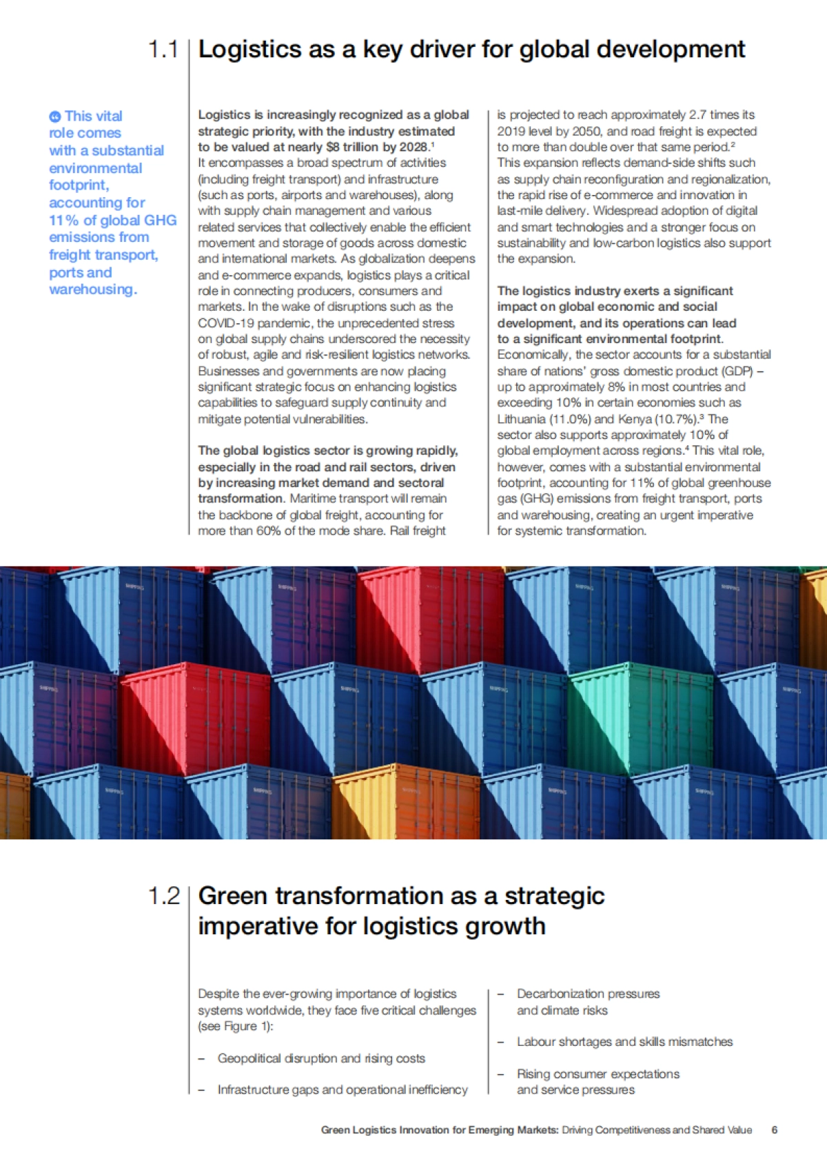 2025新兴市场的绿色物流创新:驱动竞争力与共享价值洞察报告(英文)_第6页