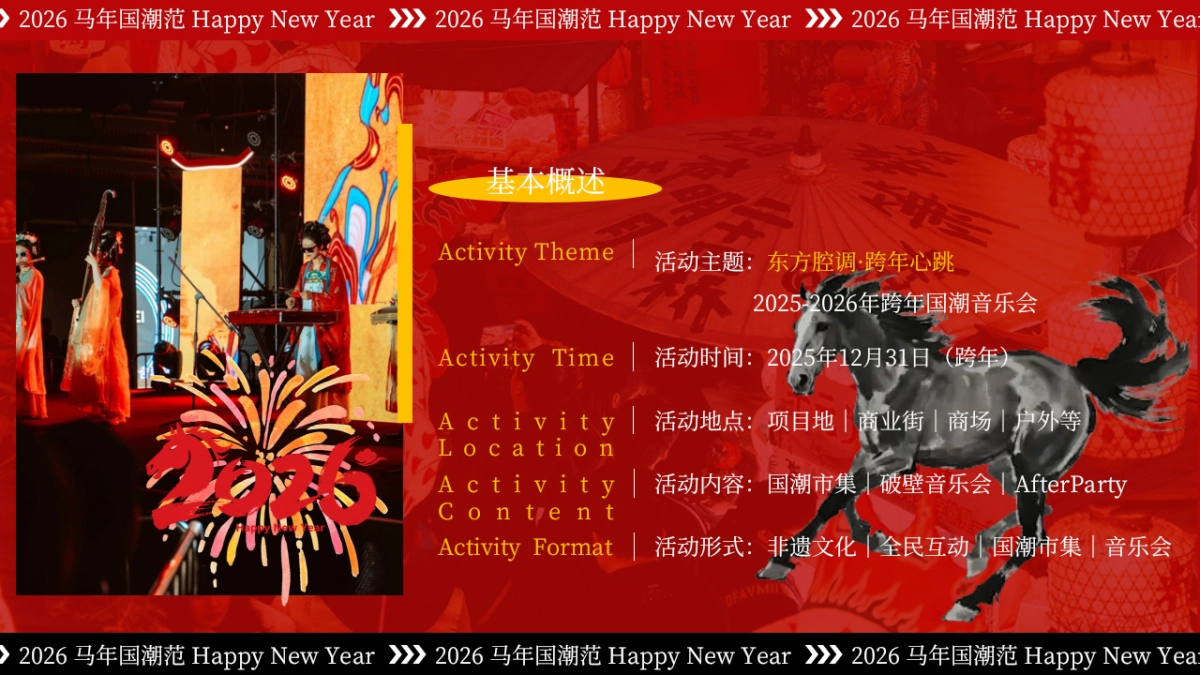 2026马年元旦跨年国潮音乐会「东方腔调 跨年心跳主题」活动策划方案.pptx_第6页