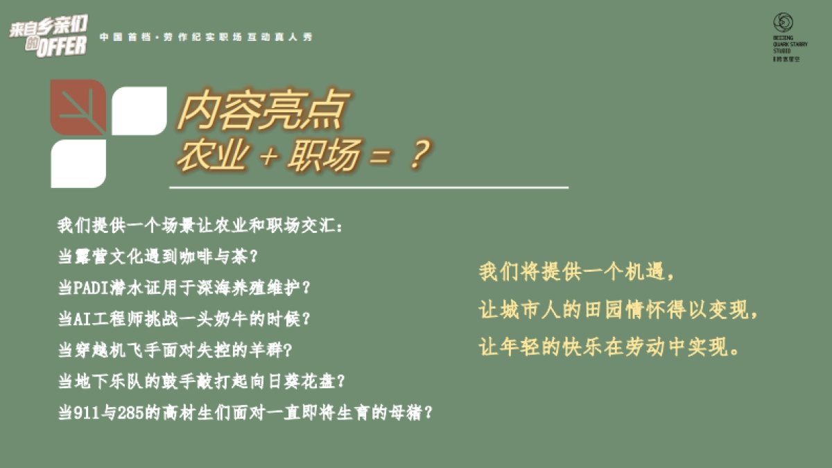 中国首创劳作纪实职场真人秀《来自乡亲们的offer》招商通案.pdf_第6页
