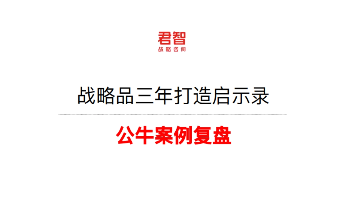 君智战略品打造启示录-公牛案例.pdf_第9页