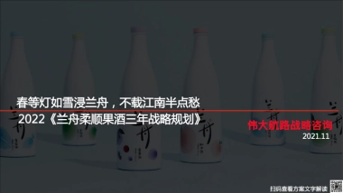 2022兰舟品牌三年战略规划