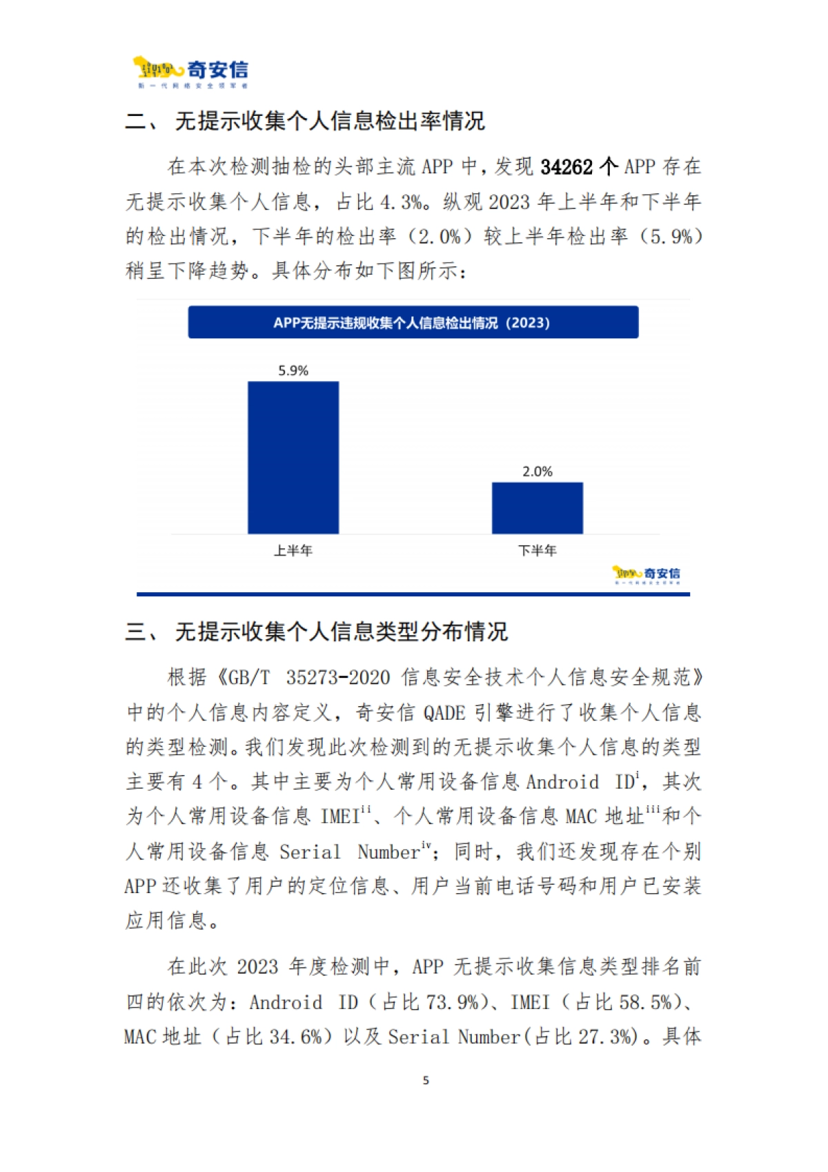 奇安信：2023年度App侵害用户权益检测报告_第7页