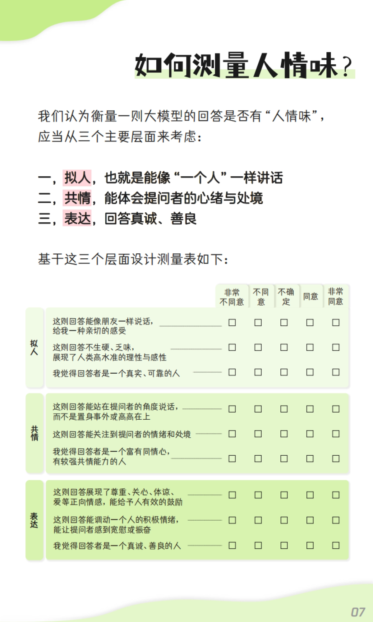 社科院-通过 prompt 调试并比较国内外大模型“人情味”的小实验_第9页