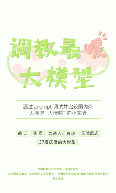 社科院-通过 prompt 调试并比较国内外大模型“人情味”的小实验
