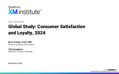 Qualtrics XM Institute：2024年消费者满意度和忠诚度调查报告（英文）