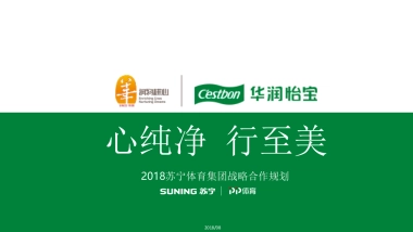 怡宝-苏宁体育战略合作方案