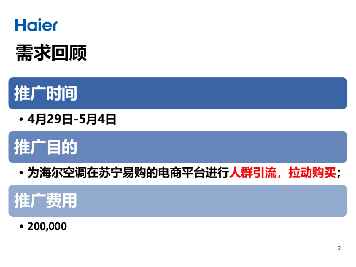 海尔空调苏宁易购电商平台推广方案_第2页