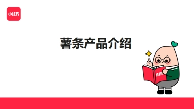 小红书薯条产品营销通案