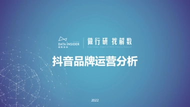 抖音品牌营销分析