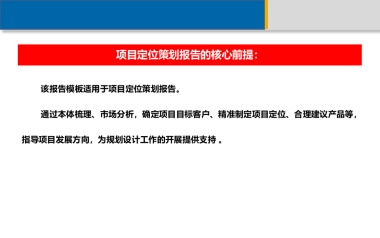 项目定位策划报告课件