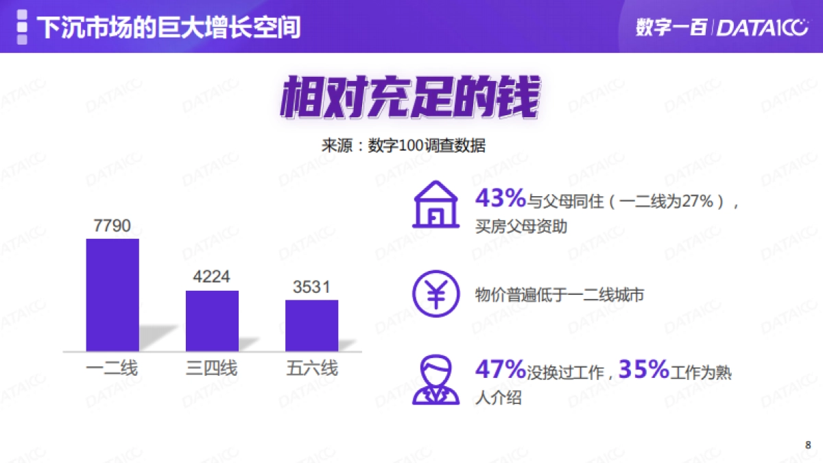 下沉市场增长机会洞察-数字100_第8页