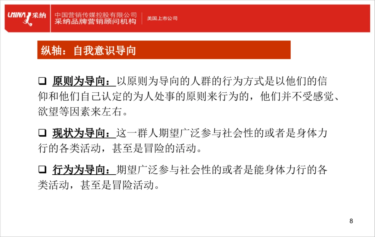 消费者生活价值观理论（VALS）_第8页