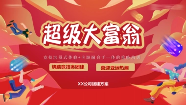 创意超级大富翁掘金之旅室内室外团建2023