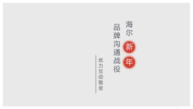 海尔2018新年虚网传播方案