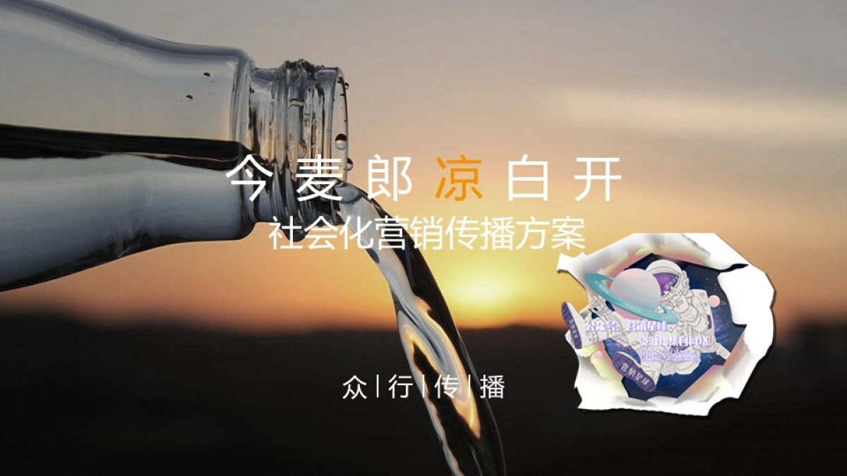 众行传播-2018今麦郎凉白开社会化营销方案_第1页