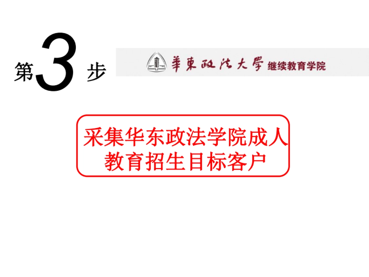 华东政法学院成人招生欧赛斯精准客户传播解决方案-教育招生_第9页