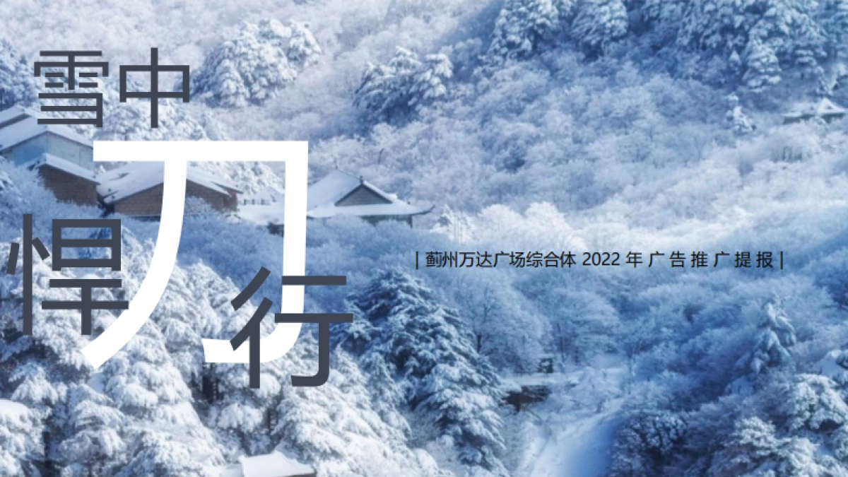 2022蓟州万达广场综合体年推广方案_第1页