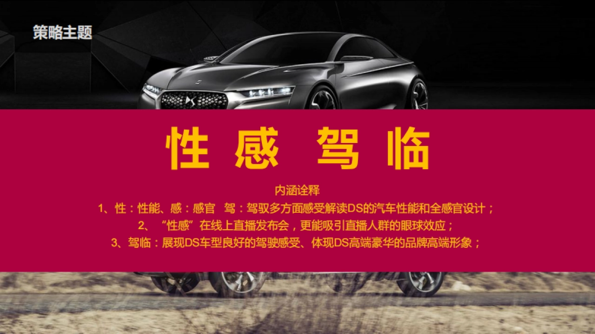 DS中改车型线上収布会活劢传播方案_第7页