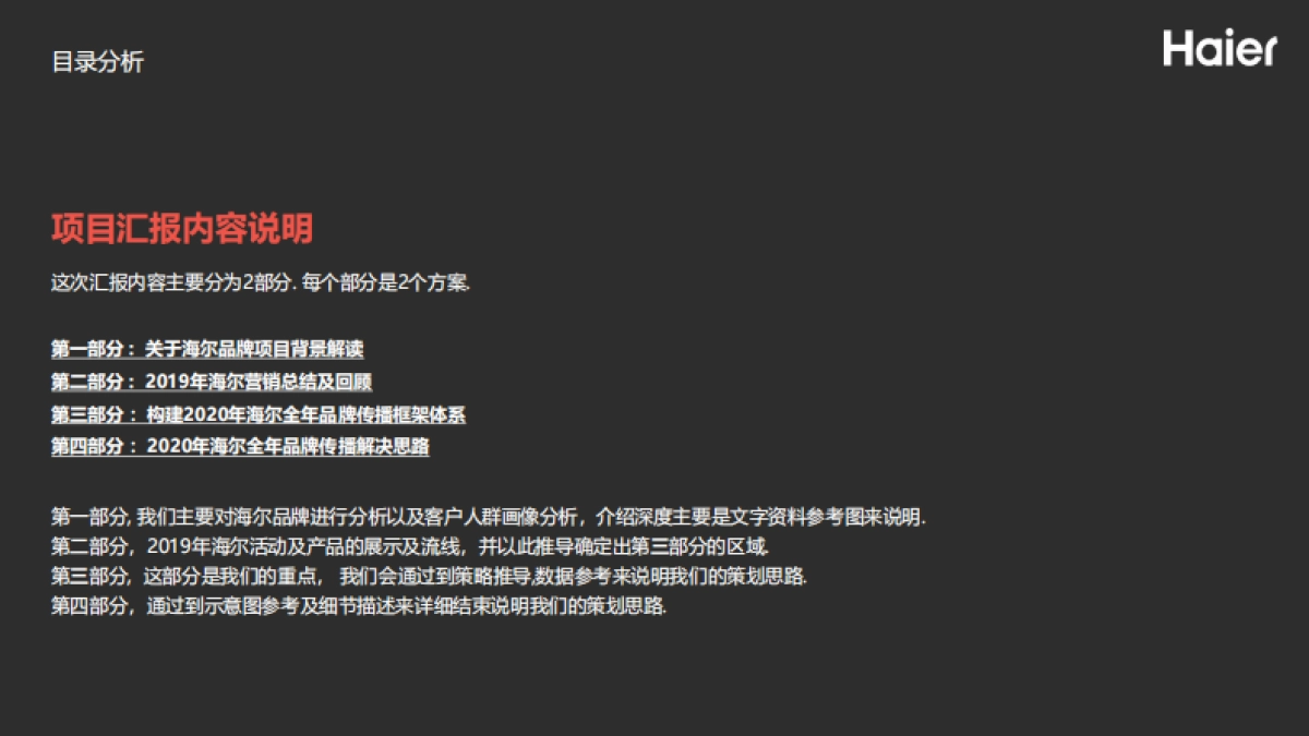 Haier年度推广创新战略方案_第2页