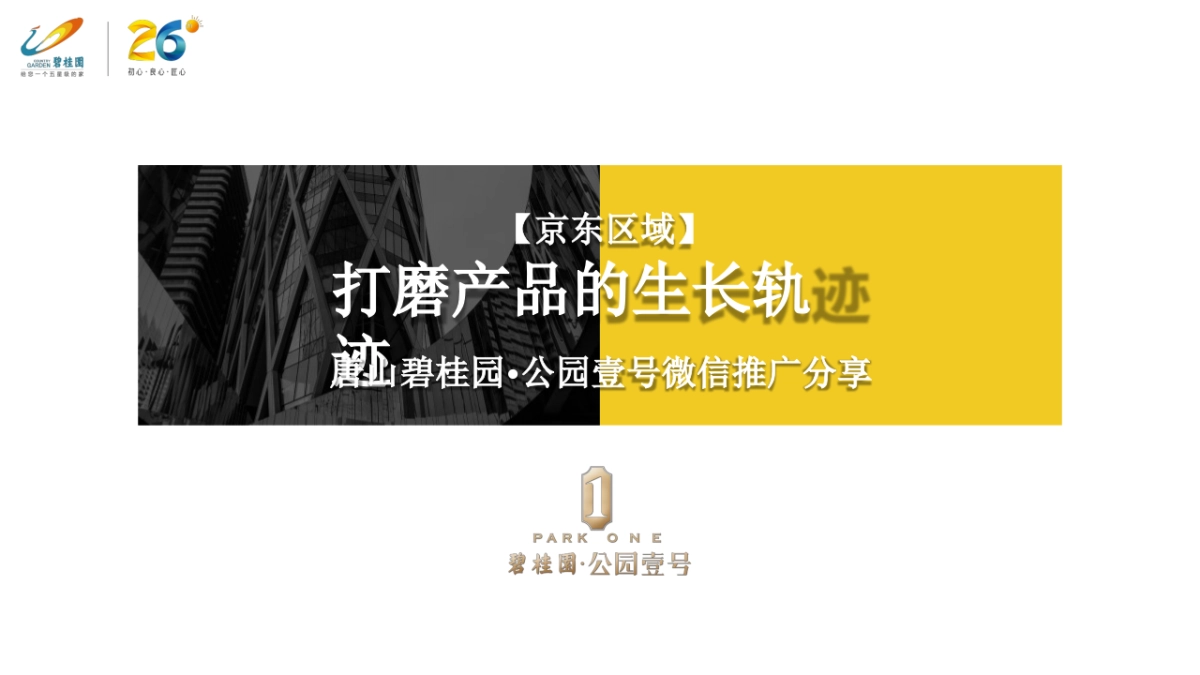 2018【碧桂园】【京东区域】碧桂园·公园壹号线上推广分享_第1页