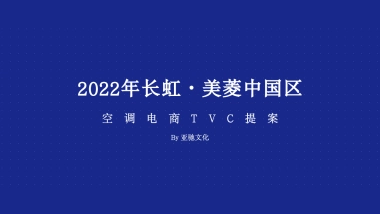 2022年长虹·美菱中国区空调电商TVC提案
