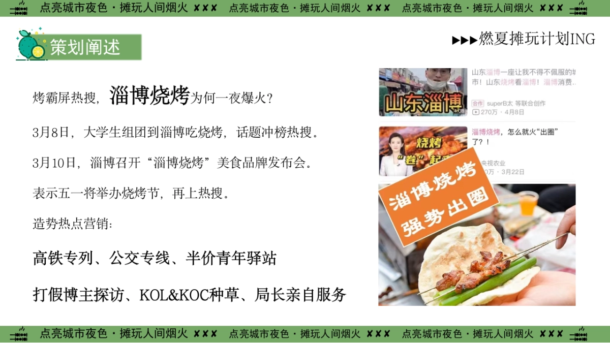 点亮城市夜色摊玩人间烟火-淄博烧烤节围炉烧烤飞盘音乐夜市集市策划方案_第7页