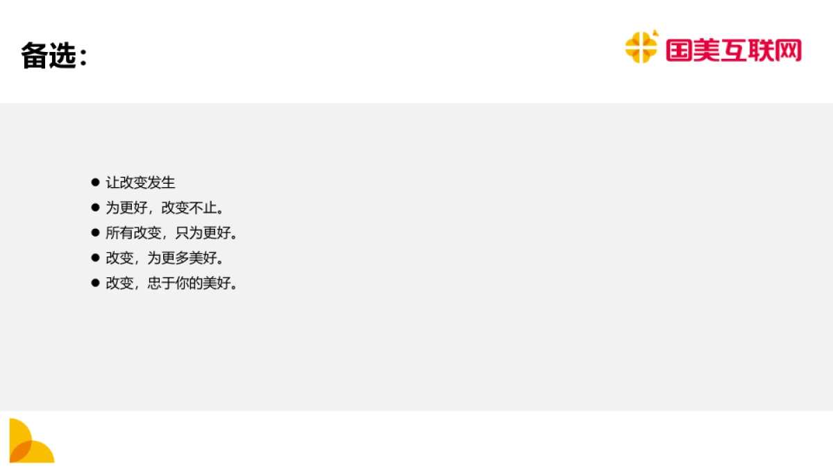 国美互联网品牌Slogan方案_第5页