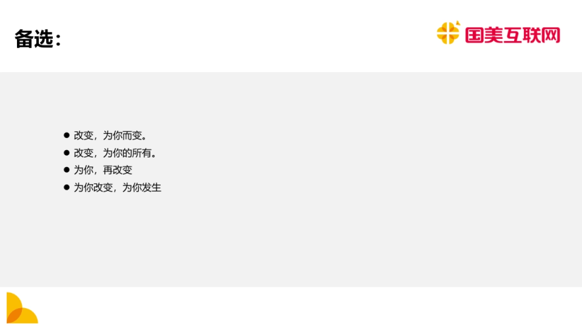 国美互联网品牌Slogan方案_第8页