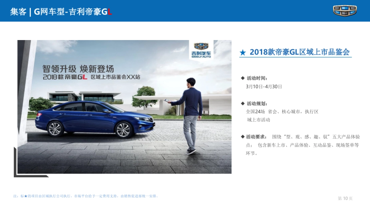 附件1：《“主动出击 乘势而上” 吉利汽车3-5月销促工作指引》_第10页