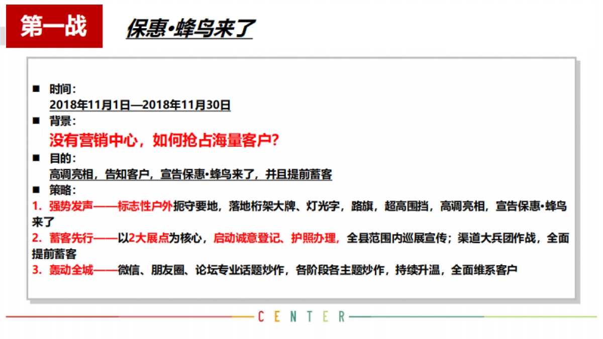 保惠蜂鸟LOFT11月营销执行方案_第5页