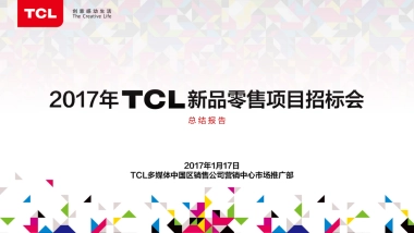 TCL新品零售项目招标会总结报告