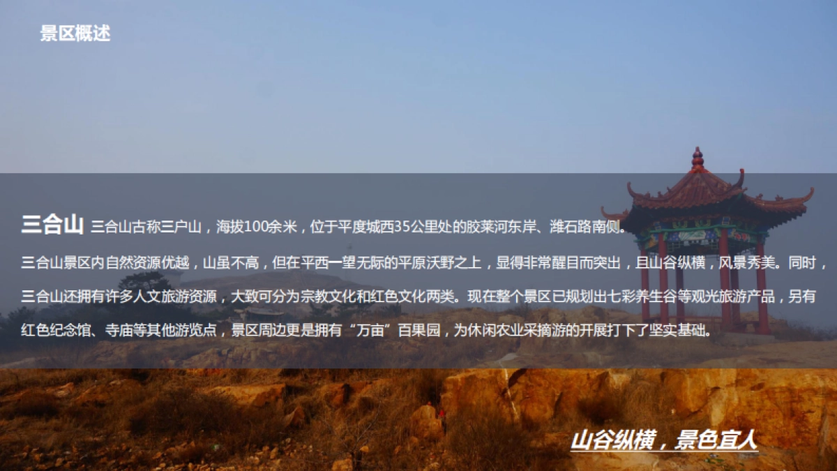 2020山东省平度市明村镇三合山景区年度营销推广方案_第4页