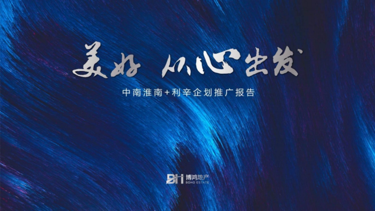 202009中南利辛 淮南项目企划推广报告_第1页