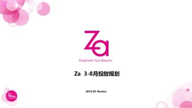 Za  3-8月推广方案