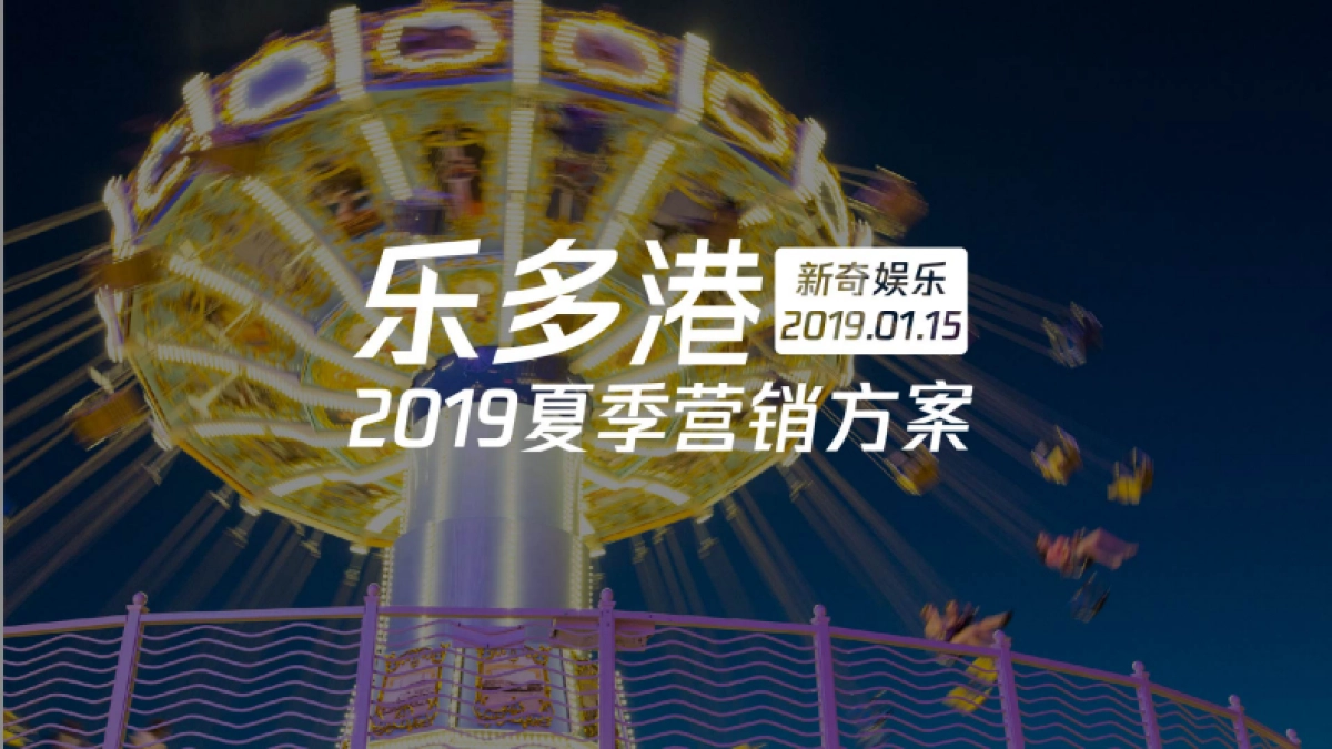 北京乐多港奇幻乐园旅游度假区夏季推广方案_第1页