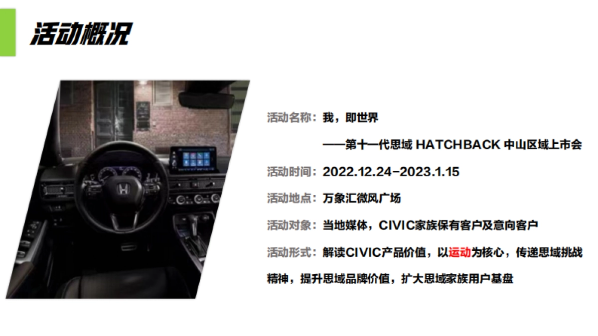 CIVIC家族品牌之夜暨CIVIC中山上市发布会_第4页