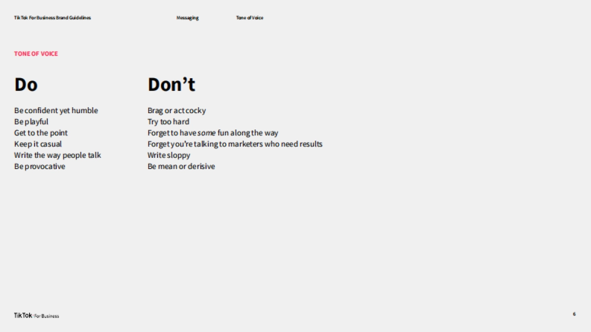 TIKTOK品牌手册_第6页