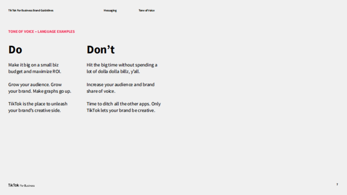 TIKTOK品牌手册_第7页