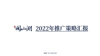 2022山湖项目推广策略方案