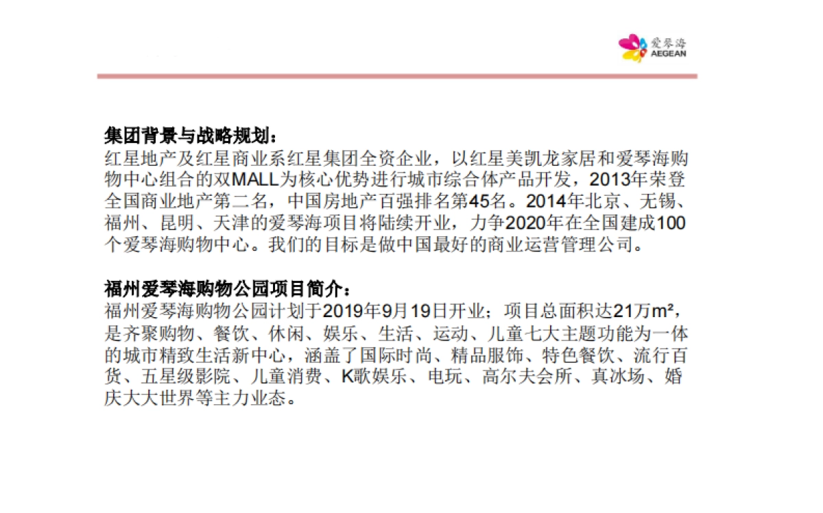 福州爱琴海购物公园项目定位规划报告_第2页