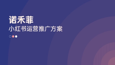 诺禾菲小红书运营推广方案